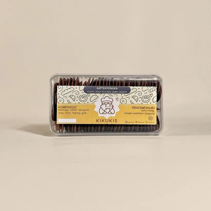 Kattentongen Dark Choco (Lidah Kucing Dark Choco), foto 5